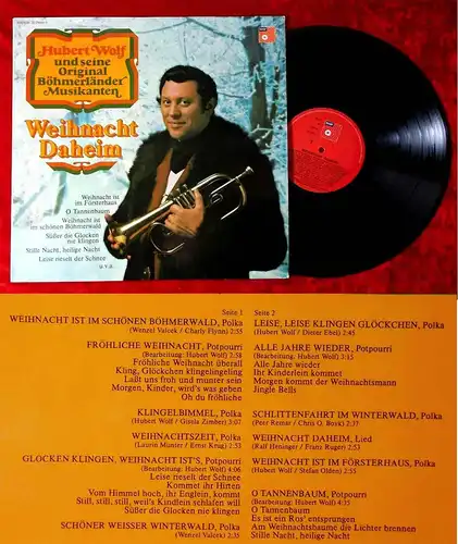 LP Hubert Wolf & Orig. Böhmerländer Musikanten: Weihnacht daheim BASF -9