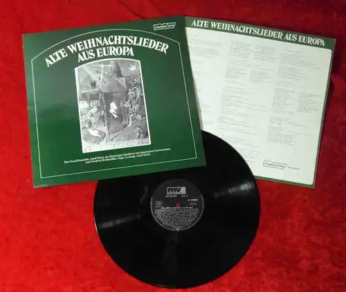 LP Alte Weihnachtslieder aus Europa (Musica Viva MV 30-1070) D 1979
