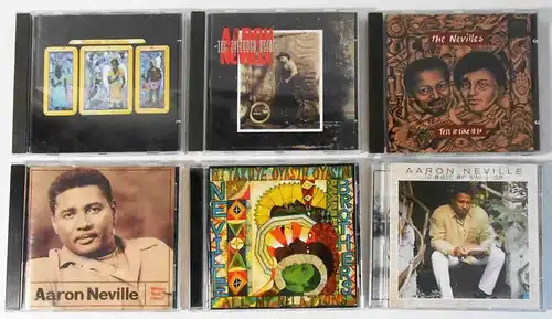 6 CD´s  Aaron Neville & Neville Brothers  - Sammlung  -