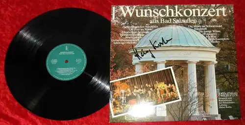 LP Wunschkonzert in Bad Salzuflen (WK 30.137) D Signiert von Heinz Korte