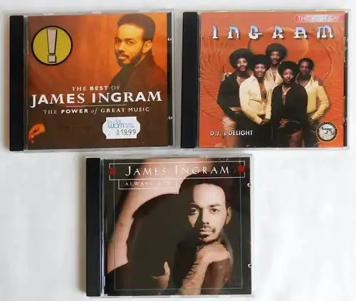 3 CD´s James Ingram   - Sammlung  -