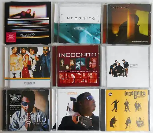 9 CD´s  Incognito   - Sammlung  -