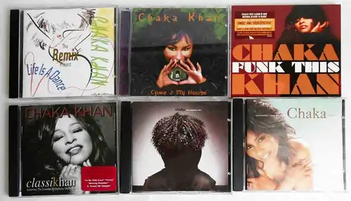 6 CD´s  Chaka Khan   - Sammlung  -