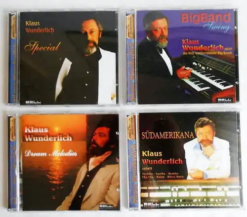 4 CD´s  Klaus Wunderlich  - Sammlung  -