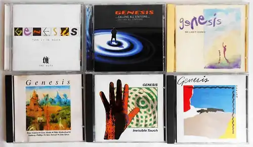 6 CD´s  Genesis  - Sammlung  -