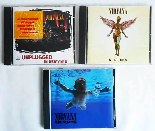 3 CD´s  Nirvana  - Sammlung -