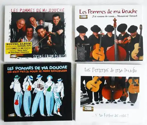 4 CD´s  Les Pommes De Ma Douche   - Sammlung -