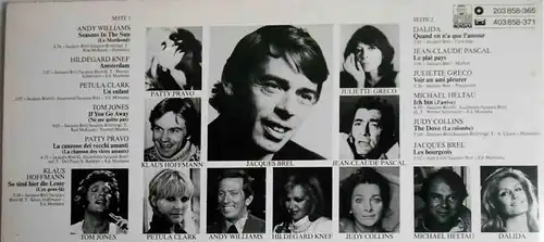 LP Jacques Brel - eine Legende - Stars singen seine Lieder (Ariola 203 858-365) 