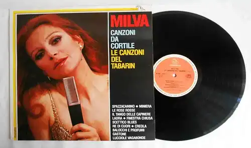 LP Milva: Canzoni Da Cortile Le Canzoni Del Tabarin (Fonit Cetra PL 554) Italy