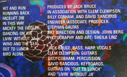 LP Jack Bruce & Friends: I´ve Always Wanted To Do This (Epic 84672) NL 1980