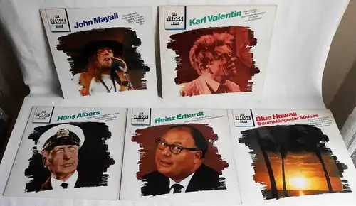 5 Langspielplatten  DIE WEISSE SERIE (Teldec)  - Vinylsammlung - 