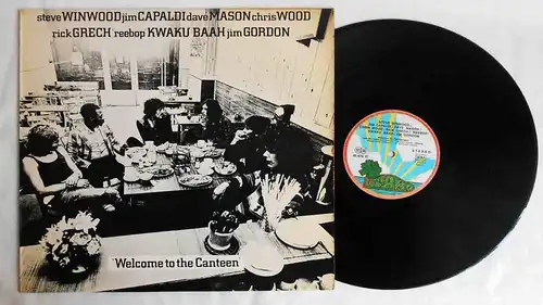LP Welcome to the Canteen - Winwood Capaldi Mason Wood Greech (Island 85 676 IT)