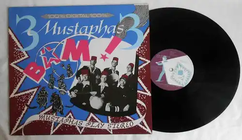 LP 3 Mustaphas 3: Bam! - Mustaphas Play Stereo (FEZ 001) UK 1985 (45 rpM)