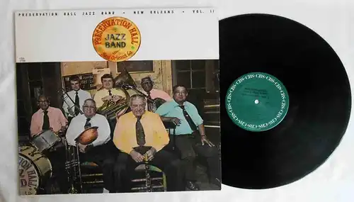 LP Preservation Hall Jazz Band New Orleans Vol. II (CBS FM 37780) US 1982