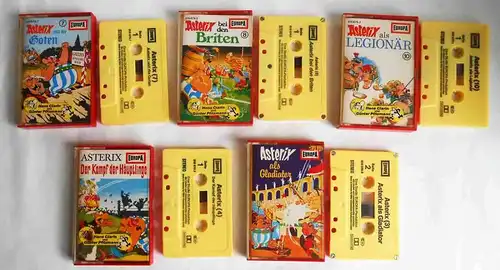 5 MC Asterix... Serie 3, 4, 7, 8, 10 (Europa) 