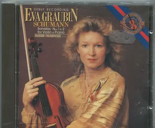 CD Eva Graubin: Schumann Sonatas for Violin 1 & 2 (CBS) 1986