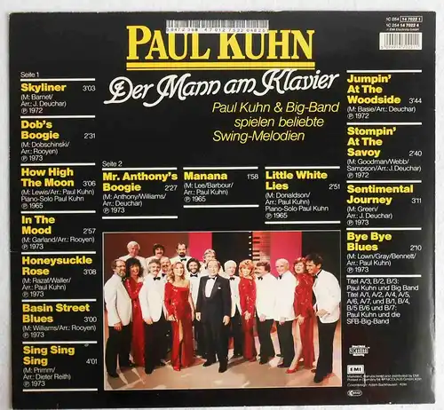 LP Paul Kuhn: Der Mann am Klavier (EMI 1C 054-14 7022 1) D 