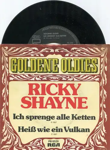Single Ricky Shayne: Ich sprenge alle Ketten (Goldene Oldies Serie) (RCA)