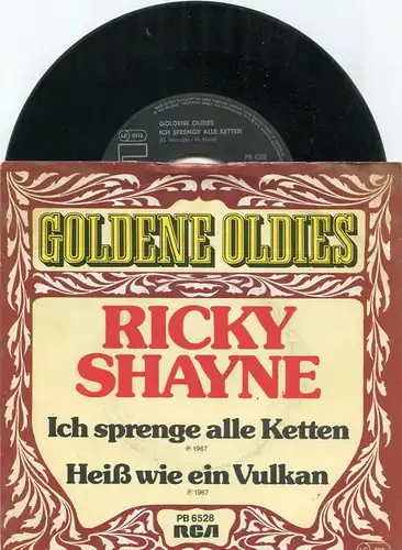Single Ricky Shayne: Ich sprenge alle Ketten (Goldene Oldies Serie) (RCA) 