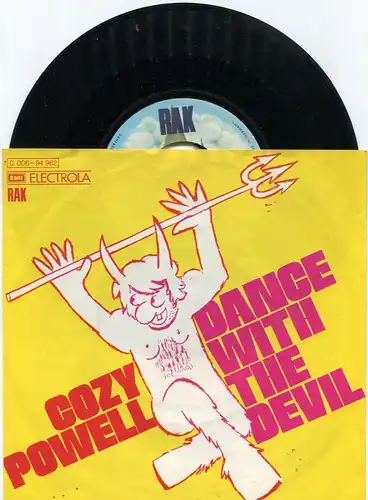 Single Cozy Powell: Dance with the Devil (RAK 1C 006-94 962) D 1973
