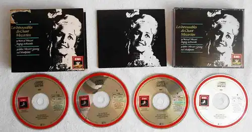 4CD Box Les Introuvables du Chant Mozartien 50 Jahre Mozart Gesang auf Platte