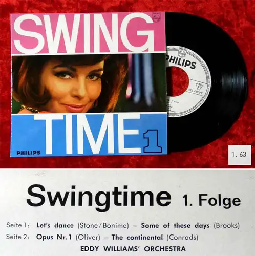 EP Eddy Williams: Swingtime 1. Folge (Philips 423 449 PE) D 1963