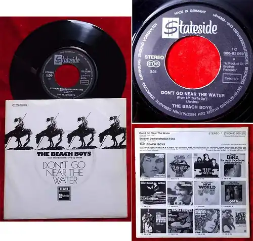 Single Beach Boys: Don´t go near the water (EMI Stateside 1C 006-93 069) D