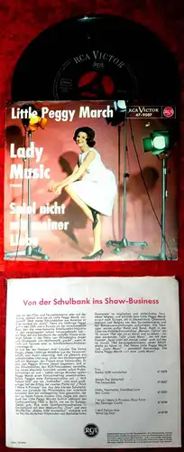 Single Little Peggy March: Lady Music (RCA Victor 47-9507) D 1964