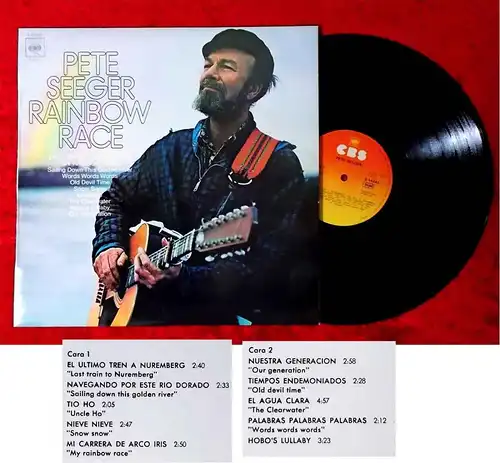 LP Pete Seeger: Rainbow Race (CBS S 64445) Spanien