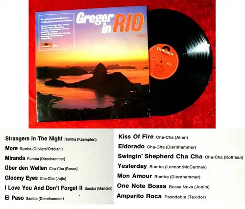 LP Max Greger: Greger in Rio (Polydor 249 112) D