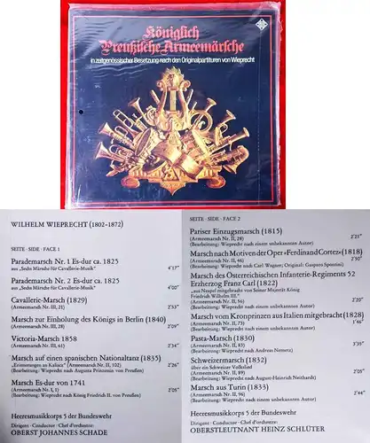 LP Königlich-Preußische Armeemärsche (Telefunken 642 031 AW) D 1976
