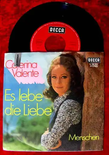 Single Caterina Valente: Es lebe die Liebe (Decca) D