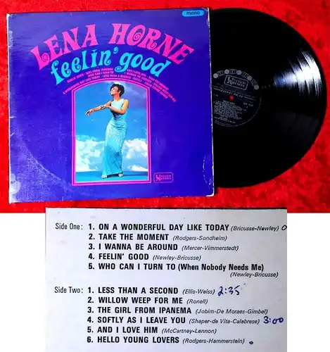 LP Lena Horne: Feelin´ Good (United Artists ULP 1114) UK 1965