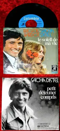 Single Brigitte Bardot & Sacha Distel: Le Soleil de ma vie  Columbia 1C006-94 54