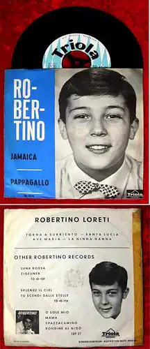 Single Robertino: Jamaica / Pappagallo (Triola TD 45-91) DK