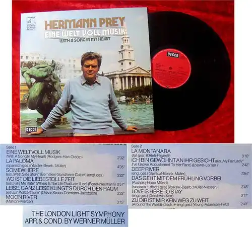 LP Hermann Prey: Eine Welt voll Musik