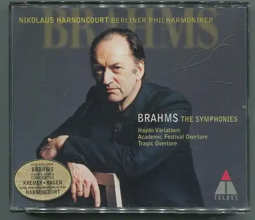 3CD Box Nicolas Harnoncourt: Brahms The Symphonies (Teldec) 1997