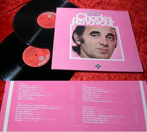 2LP Charles Aznavour: Portrait in Musik (Telefunken) D