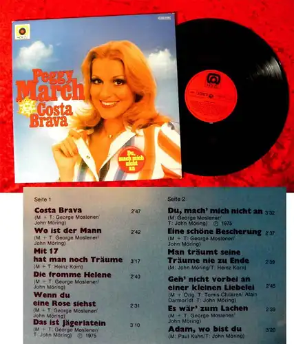 LP Peggy March: Costa Brava (Hör Zu 1C-062 29 618) D 1976