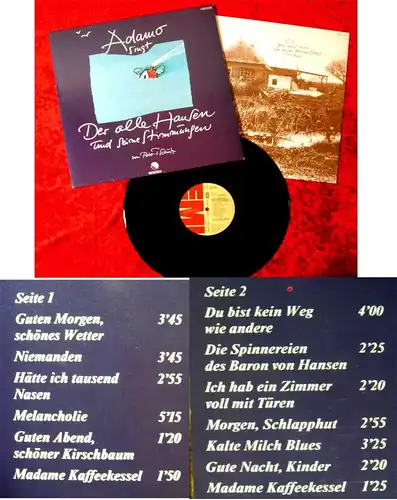 LP Adamo: Der olle Hansen und seine Stimmungen (EMI 1C 066-45 126) D 1978