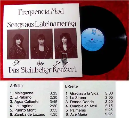 LP Frequencia Mod: Songs aus Lateinamerika Signiert