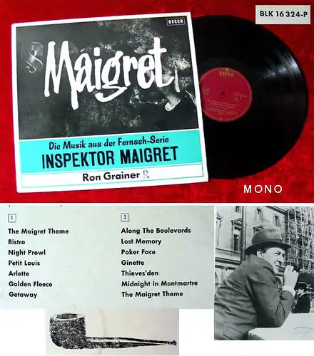 LP Ron Grainer: Maigret - Musik aus der TV-Serie (Decca BLK 16 324-P) D 1964