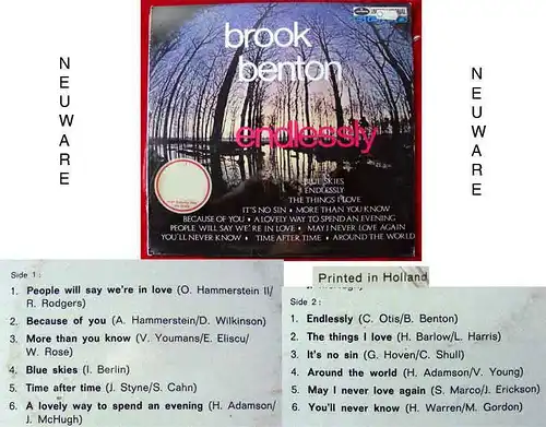 LP Brook Benton: Endlessly