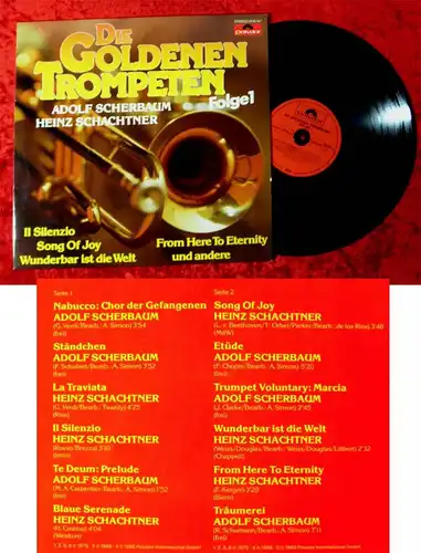 LP Adolf Scherbaum & Heinz Schachtner: Die goldenen Trompeten Folge 1 (Polydor)