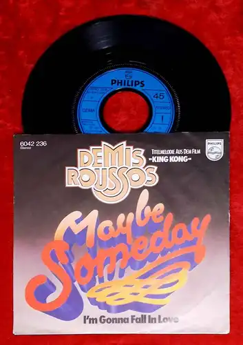 Single Demis Roussos: Maybe Someday (Philips 6042 236) D 1976 aus "King Kong"