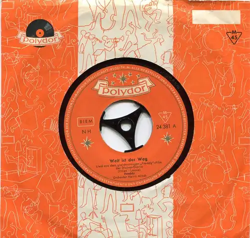 Single Freddy Quinn: Weit ist der Weg / La Guitarra... (Polydor 24 381) D 
