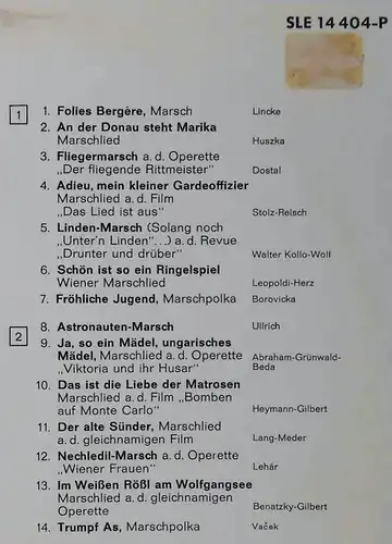 LP Ernst Mosch & Original Egerländer: Wir bleiben jung (Telefunken SLE 14 404) D