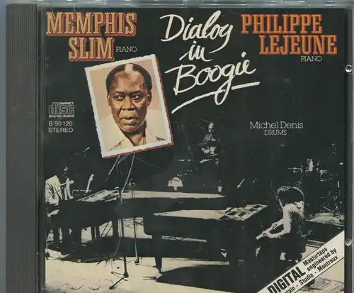 CD Memphis Slim & Philippe Lejeune: Dialog in Boogie (Happy Bird) 