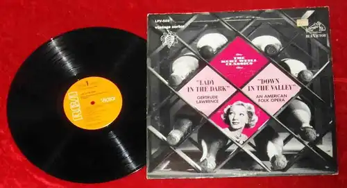 LP Gertrude Lawrence: Weill: Lady in the Dark / Down in the Valley (RCA LPV-503)