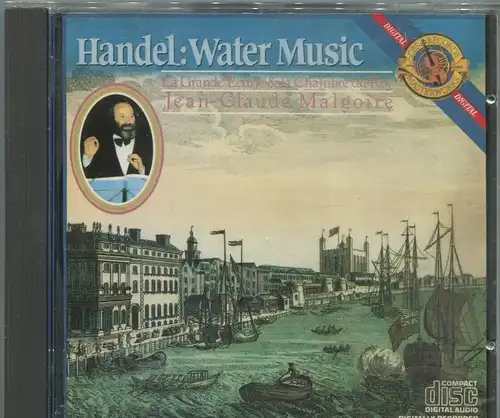 CD Jean Claude Malgoire: Händel Water Music (CBS) 1984